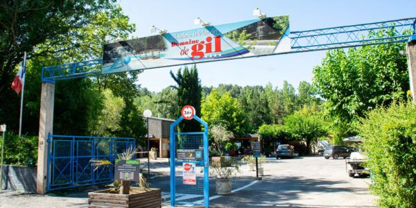 L'entrée du camping