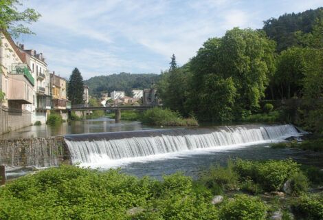 Dike on the Ardèche - Vals-les-Bains